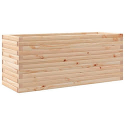 Jardinière - Non spécifié - 110 x 40 x 455 cm - Bois de pin massif - Marron - Rectangulaire