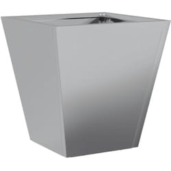 Helloshop26 - Jardinière bac lit surélevé plantes fleurs terrasse jardin 30 x 30 x 30 cm acier galvanisé gris