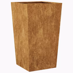 Jardinière - Acier Corten - 45 x 45 x 75 cm - Marron - Résistante à la rouille - Multifonctionnelle
