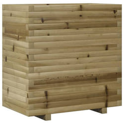 Jardinière - Non spécifié - 70 x 40 x 72 cm - Bois de pin imprégné - Marron - Rectangulaire