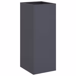 Jardinière - Non spécifié - 32 x 29 x 75 cm - Acier laminé à froid - Couleur anthracite - Rectangulaire