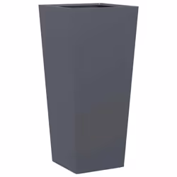 Jardinière - Anthracite - Acier - 35 x 35 x 75 cm - Résistante à la rouille - Multifonctionnelle