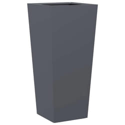 Jardinière - Anthracite - Acier - 35 x 35 x 75 cm - Résistante à la rouille - Multifonctionnelle