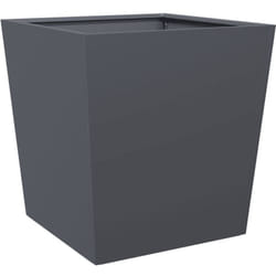 Helloshop26 - Jardinière bac lit surélevé plantes fleurs terrasse jardin 50 x 50 x 50 cm acier anthracite
