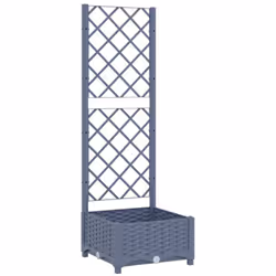 Avec cette jardinière avec treillis, vous pouvez décorer l'entrée, le balcon, la terrasse et le jardin avec de belles plantes ...
