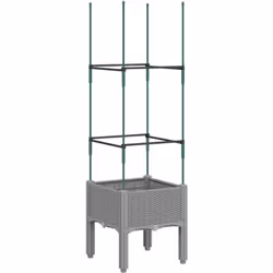 Cette jardinière avec treillis est un excellent choix pour les plantes grimpantes dans votre jardin, sur votre patio et terra ...