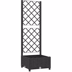 Avec cette jardinière avec treillis, vous pouvez décorer l'entrée, le balcon, la terrasse et le jardin avec de belles plantes ...