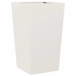 Jardinière - Non spécifié - 45 x 45 x 75 cm - Acier blanc - Résistante à la rouille - Multifonctionnelle