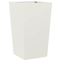 Jardinière - Non spécifié - 45 x 45 x 75 cm - Acier blanc - Résistante à la rouille - Multifonctionnelle