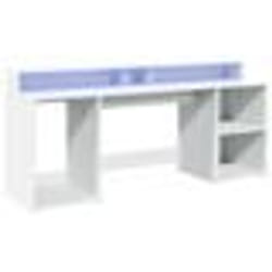 Bureau - Ingénierie - 200 x 55 x 91 cm - LED RGB - Rangement spacieux - Montage facile