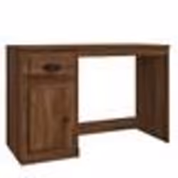 Bureau - Chêne - 115x50x75 cm - 1 tiroir - Bois dingénierie - Design contemporain