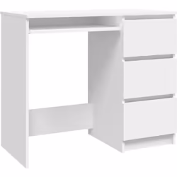 Ancrez votre espace de bureau ou votre espace de vie dans un style discret avec ce bureau soigné mais élégant ! Fabriqué en b ...