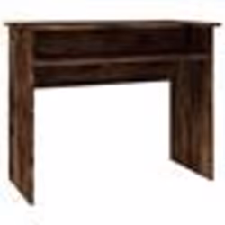 Bureau - HELLOSHOP26 - Chêne Fumé - 90 x 50 x 74 cm - Bois dingénierie - Design contemporain
