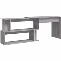 Le bureau d'angle élégant et moderne sera un supplément pratique à votre espace d'étude et de travail ! Matériau durable : le ...