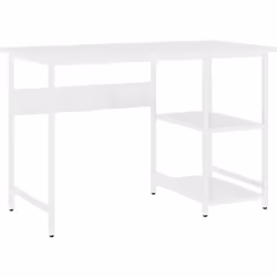 Comme tous les meilleurs designs, ce bureau d'ordinateur simple mais élégant est propre, compact et sûr. Il offre un grand es ...