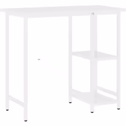 Comme tous les meilleurs designs, ce bureau d'ordinateur simple mais élégant est propre, compact et sûr. Il offre un grand es ...
