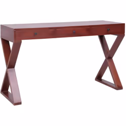 Comme tous les meilleurs designs, ce bureau d'ordinateur simple mais élégant en bois est propre, compact et sûr. Il offre un  ...