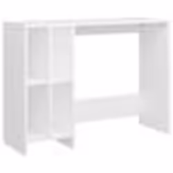 Bureau table poste de travail meuble d ordinateur informatique etude d ordinateur portable bois d ingenierie blanc