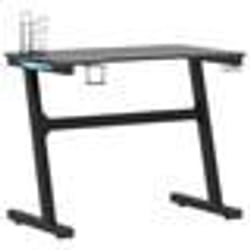 Bureau - LED - Z - Noir - Ergonomique - Support écouteurs
