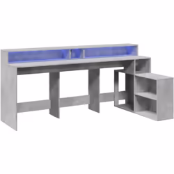 Avec un grand espace de rangement, une construction durable et des options d'éclairage LED, ce bureau est parfait pour créer ...