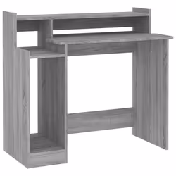 Bureau - SONOMA - 97 x 45 x 90cm - Bois dingénierie - Éclairage LED - Design contemporain