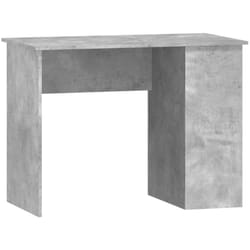 Helloshop26 - Bureau table poste de travail meuble d'ordinateur informatique étude 100 x 55 x 75 cm bois d'ingénierie gris