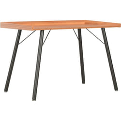 Helloshop26 - Bureau table poste de travail meuble d'ordinateur informatique étude 90 x 50 x 79 cm brun