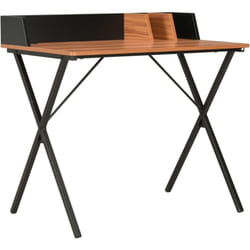 Bureau table poste de travail meuble d'ordinateur informatique étude et 80 x 50 x 84 cm noir