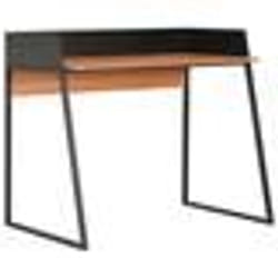 Bureau - Non spécifié - 90 x 60 x 88 cm - Noir - Bois dingénierie - Design contemporain
