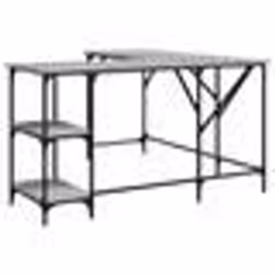 Bureau - SONOMA - Angle - Bois dingénierie - 139 x 139 x 75 cm - Pieds réglables