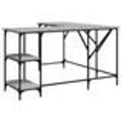 Bureau - SONOMA - Angle - Bois dingénierie - 139 x 139 x 75 cm - Pieds réglables