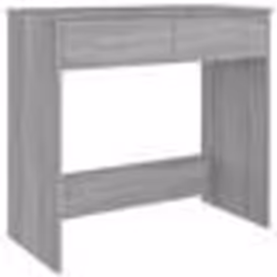 Bureau - Non spécifié - Modèle Sonoma - 80 x 40 x 75 cm - 2 tiroirs - Bois dingénierie gris