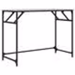 Bureau - SONOMA - 100x45x76 cm - Bois dingénierie - Acier enduit de poudre - Design contemporain