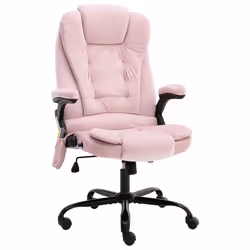 Chaise de bureau - Rosevelours - Massage - Réglable en hauteur - Accoudoirs - Design contemporain