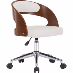 La chaise de bureau est rembourrée en similicuir épais et facile à nettoyer pour un confort optimal. Elle a un design élégant ...