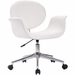 Cette chaise pivotante de bureau, au design élégant et contemporain, est un supplément parfait, pratique et moderne à n'impor ...