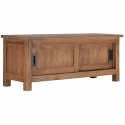 Ce meuble TV en bois de teck massif est un accessoire intemporel dans votre maison. Il pourrait également être utilisé comme  ...
