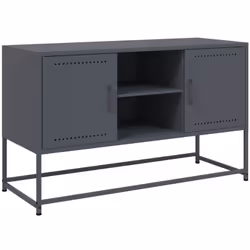 Ce meuble TV de style industriel constitue un supplément intemporel à votre salon ou à votre chambre à coucher. Cadre robuste ...