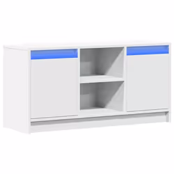 Meuble TV - Non spécifié - 100 x 34 x 50 cm - Bois dingénierie - LED RGB - Rangement spacieux