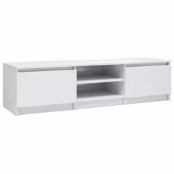 Meuble TV - Non spécifié - 140 x 40 x 355 cm - Bois dingénierie - 2 portes - Brillant