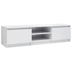 Meuble TV - Non spécifié - 140 x 40 x 355 cm - Bois dingénierie - 2 portes - Brillant