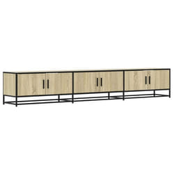 Meuble TV - Non spécifié - 240 x 35 x 41 cm - Chêne Sonoma - 3 Compartiments - Métal
