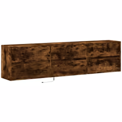 Cette armoire TV murale est la solution parfaite pour votre espace de vie afin de maximiser l'espace et de garder les surface ...