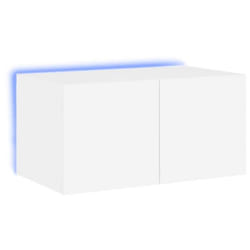Meuble TV - Non spécifié - Mural - Bois dingénierie - Lumières LED RVB - 60 x 35 x 31 cm