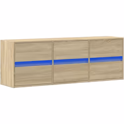 Cette armoire TV murale est la solution parfaite pour votre espace de vie afin de maximiser l'espace et de garder les surface ...