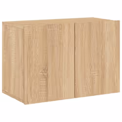 Meuble TV - Non spécifié - Chêne Sonoma - 60 x 30 x 41 cm - Design mural - Grand espace de rangement
