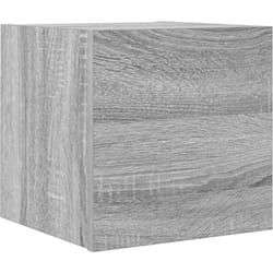 Helloshop26 - Meuble tv multimédia étagère télévision buffet téléviseur salle à manger salon chambre mural sonoma 30,5 x 30 x 30 cm gris