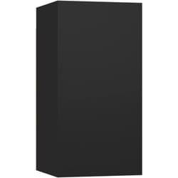 Helloshop26 - Meuble tv multimédia étagère télévision buffet téléviseur salle à manger salon chambre 30,5 x 30 x 60 cm bois d'ingénierie noir