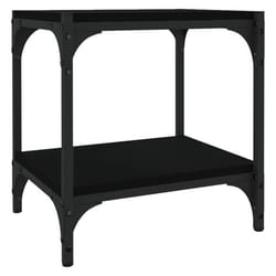 Meuble TV - Non spécifié - 40 x 33 x 41 cm - Bois dingénierie - Acier - Style industriel