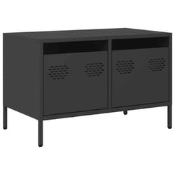 Meuble TV - Non spécifié - 68 x 39 x 435 cm - Acier laminé à froid - 2 tiroirs - Noir